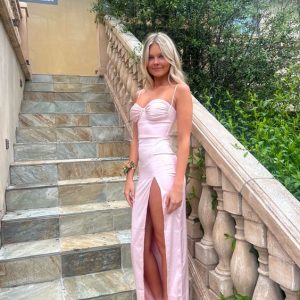 Beautiful Pink Long Prom Dresses for Formal Evening Events