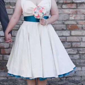 50er Jahre Hochzeitskleid Brautkleid Rockabilly Style | Robes de mariée thé