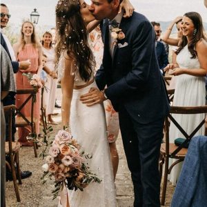 Casual Rustique Deux Pièces Sirène Mariée Sépare | Jupe et haut de mariage haut court