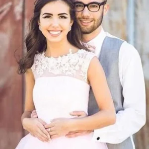 Robe de bal courte, robe de bal courte, robe de bal rose, robe de bal modeste, SSD006